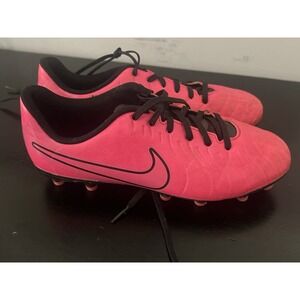 Nike Junior Tiempo Legend 10 Club FG/MG Soccer Cleat Size 6 Y‎ Hot Pink